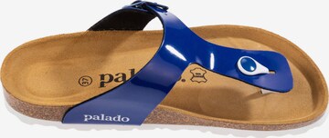 Palado T-Bar Sandals 'Kos' in Blue