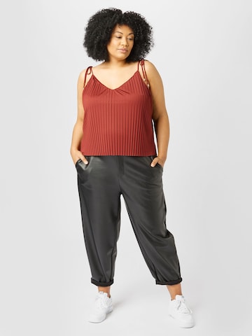 ABOUT YOU Curvy Top 'Malin' in Brown