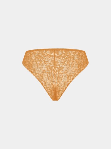 Erlich Textil - Tanga 'Iconic Lace' em laranja