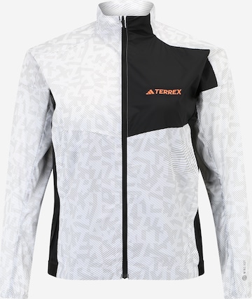 ADIDAS TERREX - Chaqueta de montaña en blanco: frente