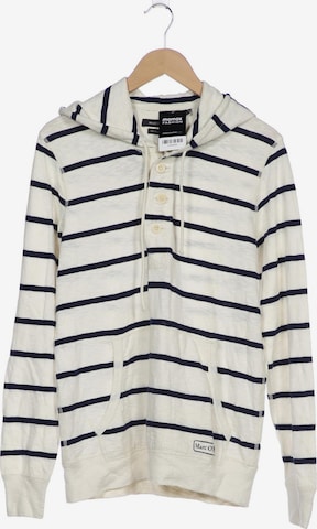 Marc O'Polo Sweatshirt & Zip-Up Hoodie in L in White: front