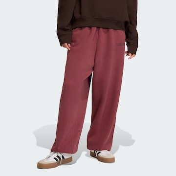 Baggy Pantaloni 'Essentials' di ADIDAS ORIGINALS in rosso: frontale