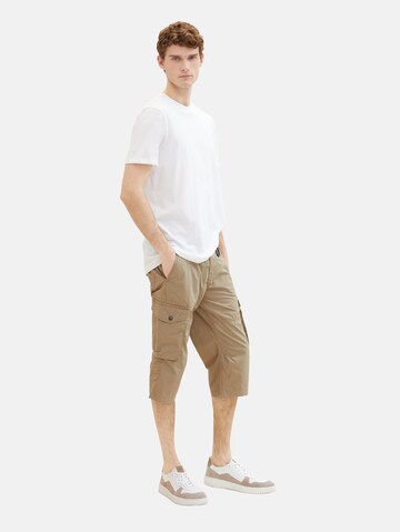 TOM TAILOR Regular Cargo trousers in Brown