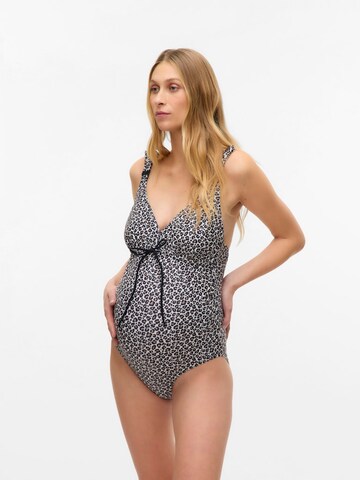 Bustier Maillot de bain MAMALICIOUS en noir