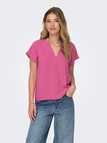 JDY - Blusa em rosa: frente