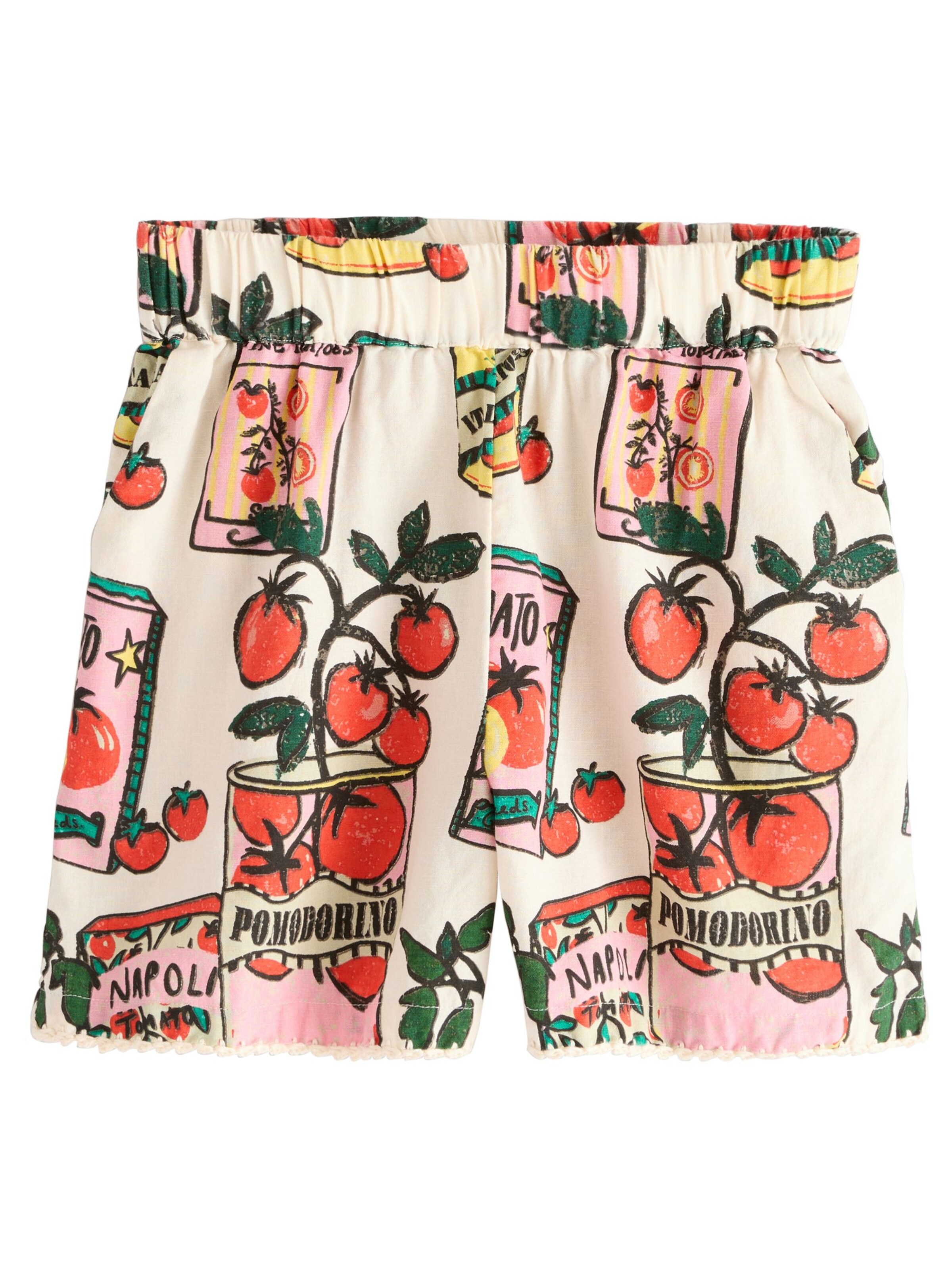 Next tavaline Püksid, värv beež: eest vaates