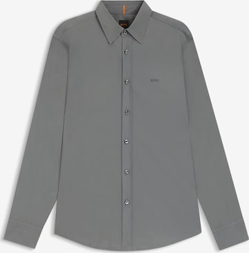 BOSS Button Up Shirt 'Relegant_6' in Grey: front