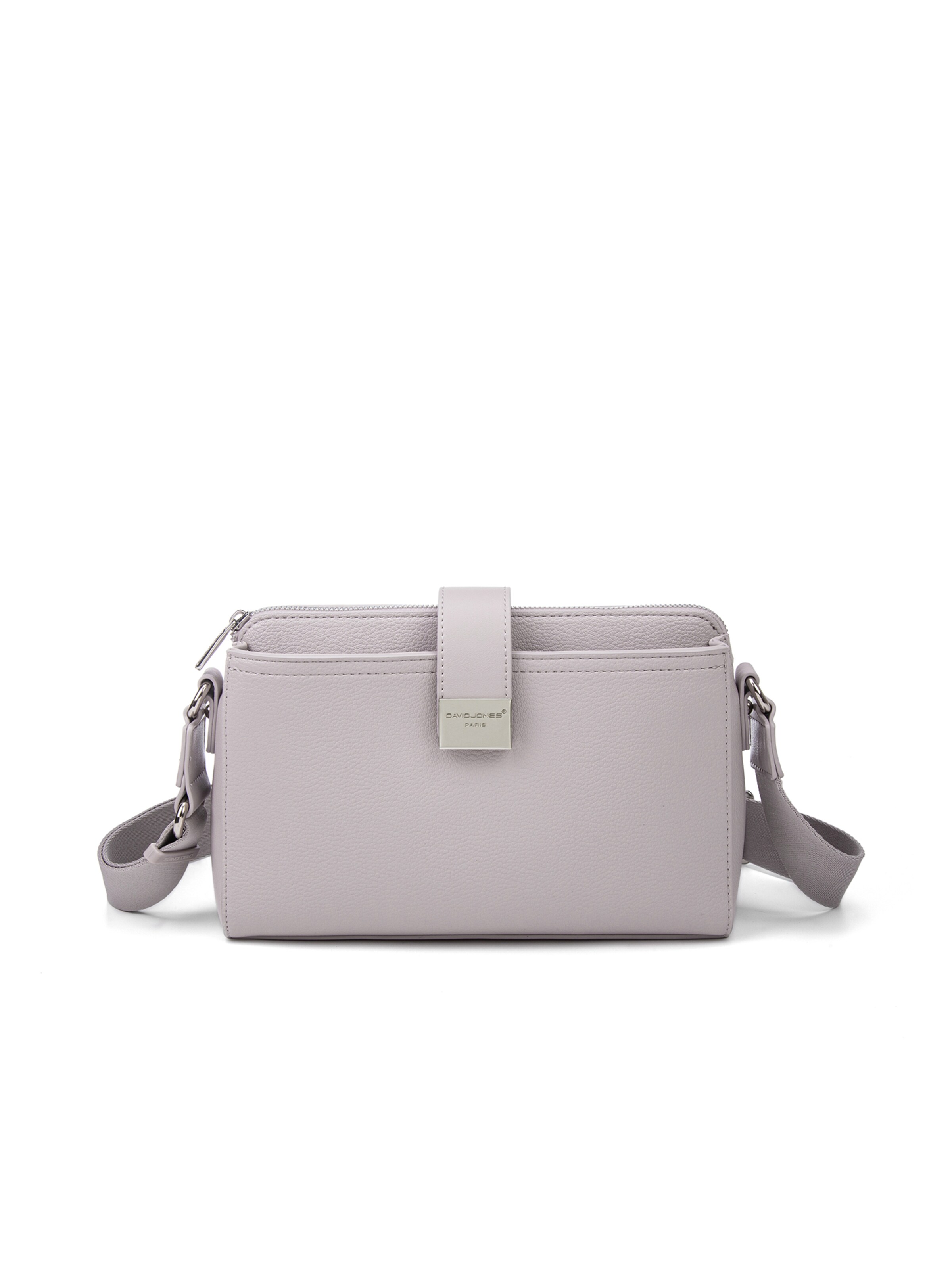 Borsa a tracolla di David Jones in bianco: frontale