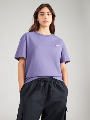 COLUMBIA Funkcionalna majica 'CSC' | vijolična barva