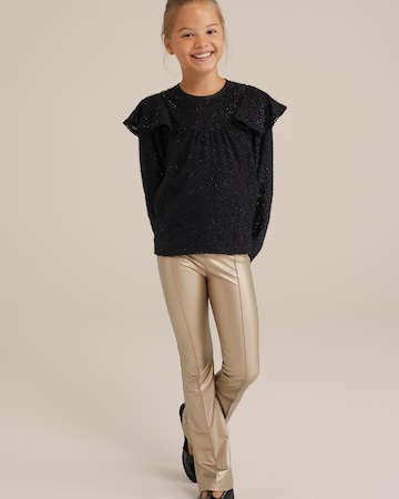 WE Fashion Блуза в черно
