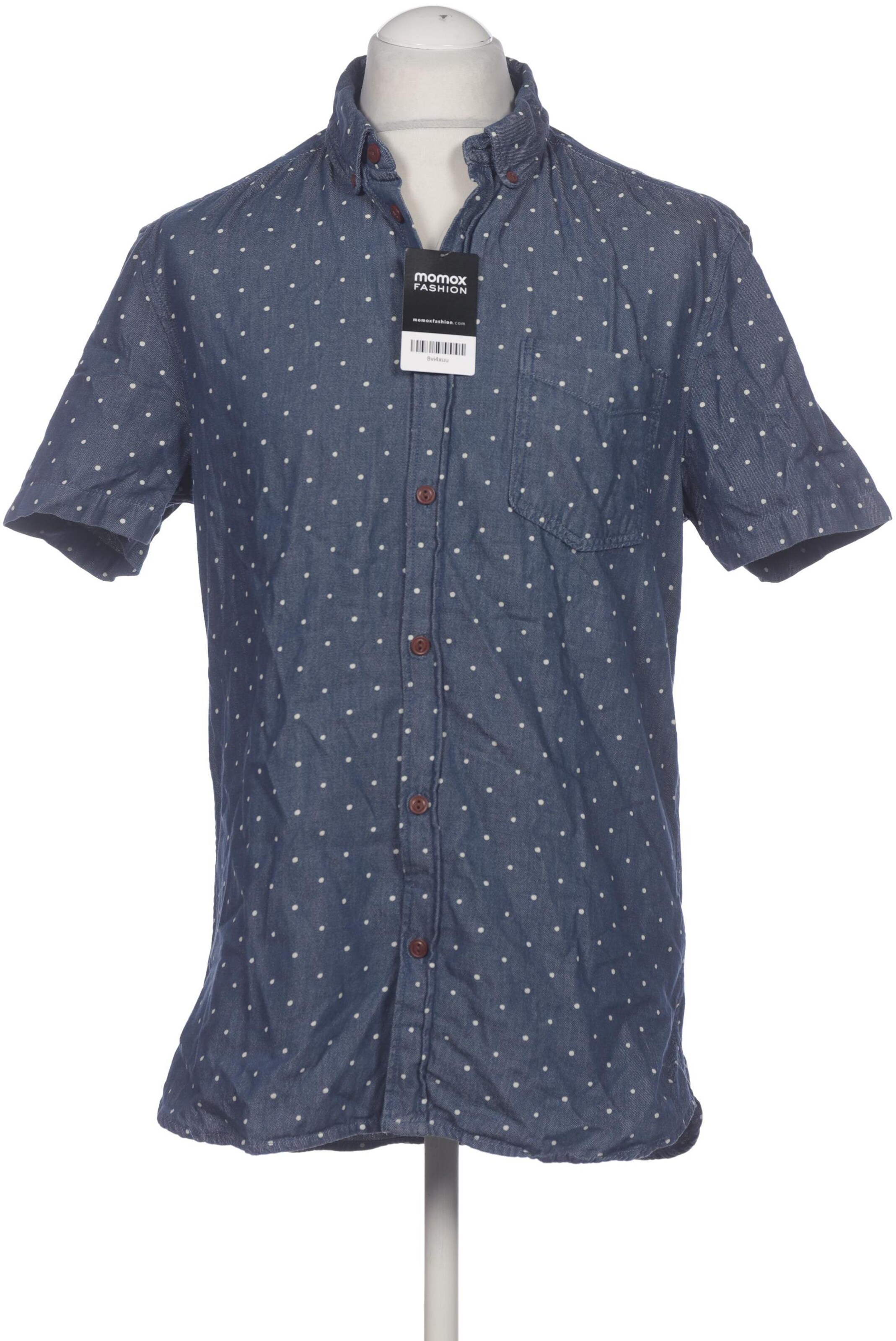 JACK & JONES Button Up Shirt in L in Blue: front