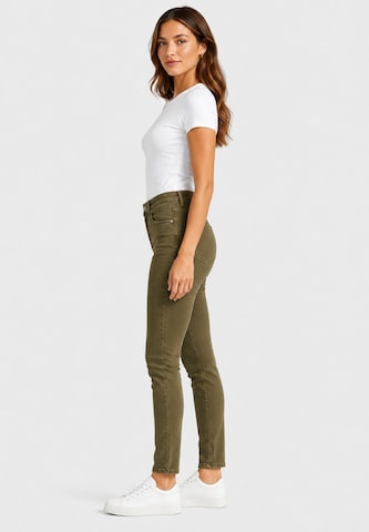 Slimfit Jeans di Elara in verde