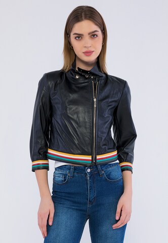 Giorgio di Mare Between-season jacket in Black: front