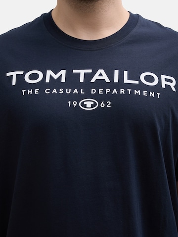 TOM TAILOR Men + Shirt in Blue