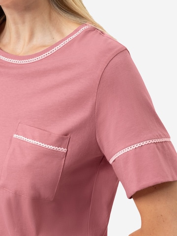 Mey Pajama 'Crochet Dots' in Pink