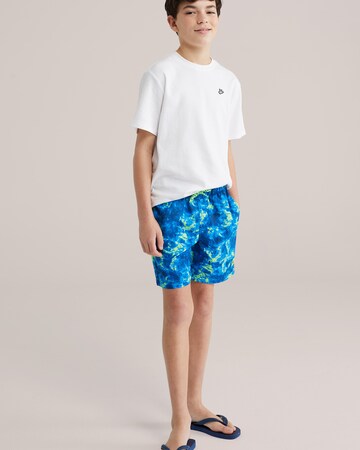 mėlyna WE Fashion Maudymosi kelnaitės
