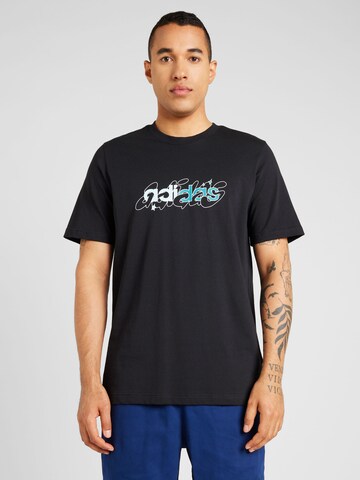 ADIDAS SPORTSWEAR Функциональная футболка в Черный: спереди