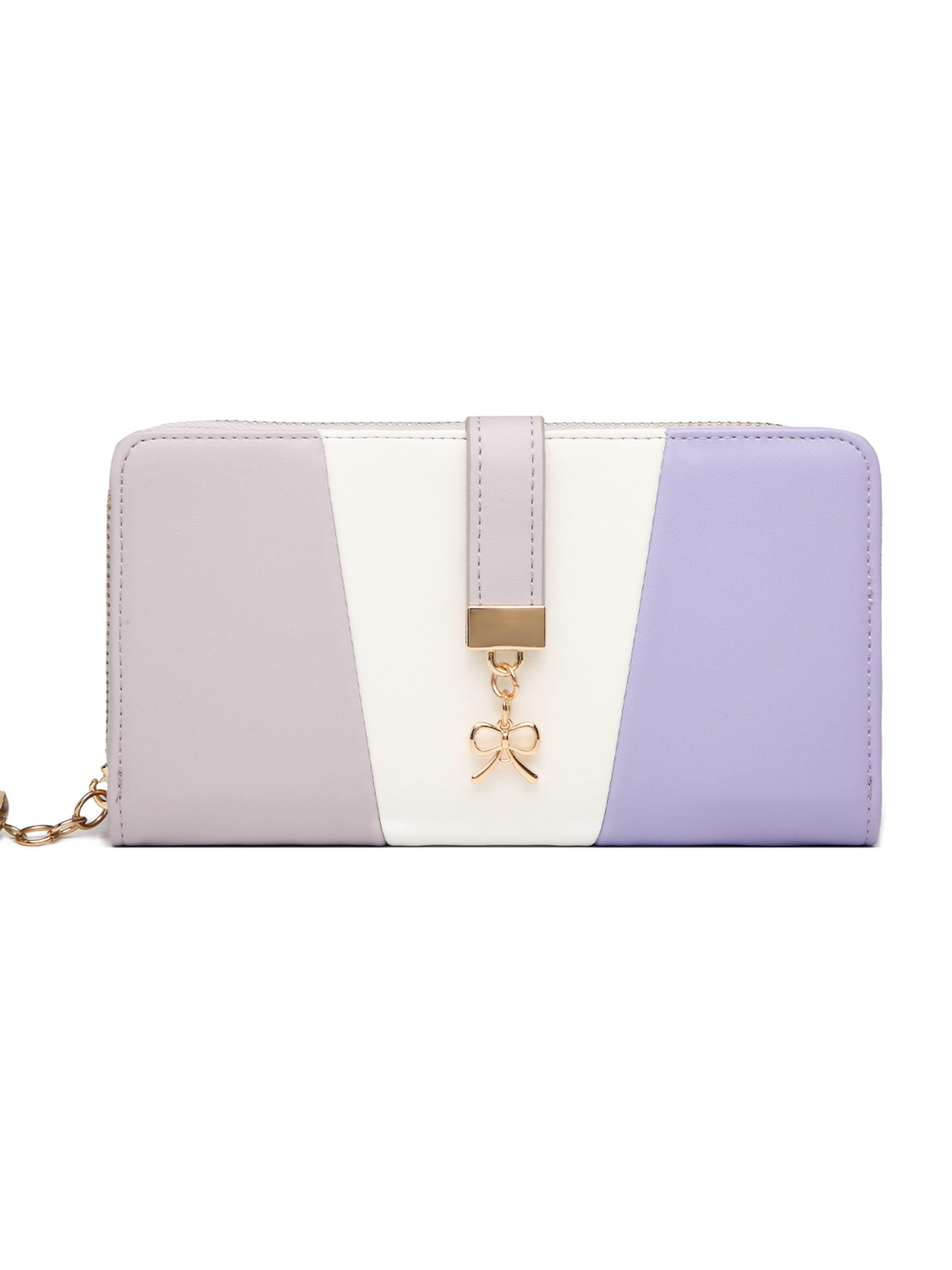 Miss Lulu Wallet in Purple: front