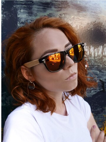 VEYREY Sonnenbrille 'Nerd'‌‌‌‌‌‌‌ in Gelb