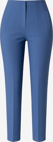 fashionshowcase Pleat-Front Pants 'Alessia' in Blue: front