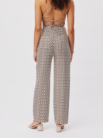 Wide Leg Pantalon 'Eske' LeGer by Lena Gercke en marron