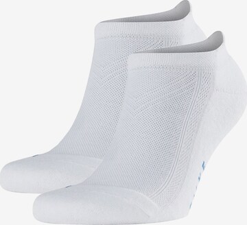 Chaussettes FALKE en blanc : devant