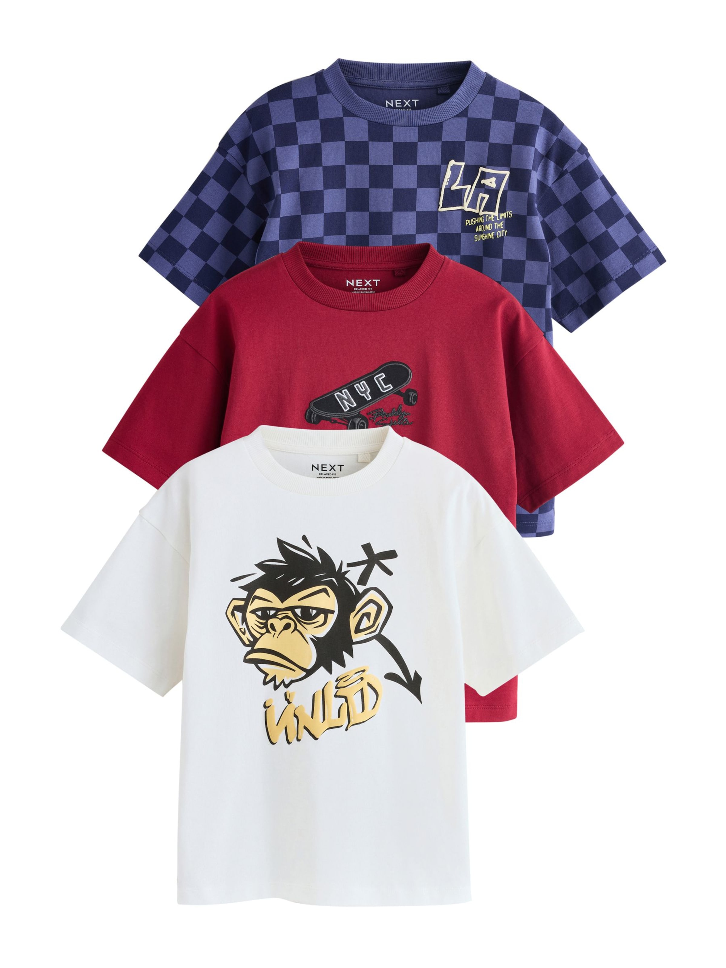 Next Футболка в Синий: спереди