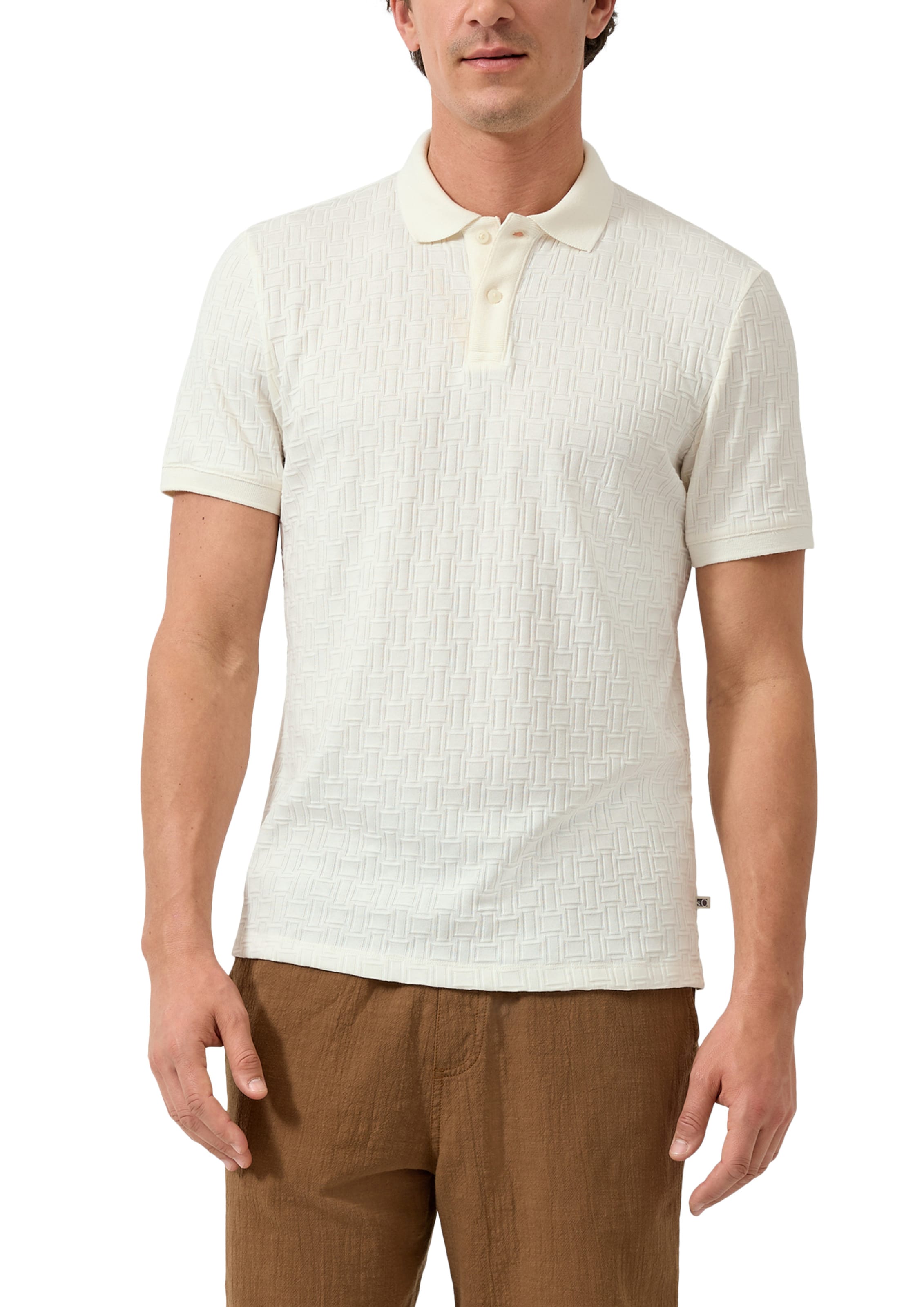 s.Oliver Poloshirt in Beige