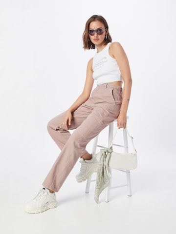 Regular Jeans cargo Monki en violet