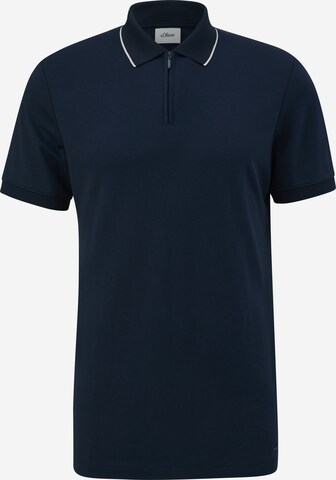 s.Oliver BLACK LABEL Shirt in Blauw: voorkant