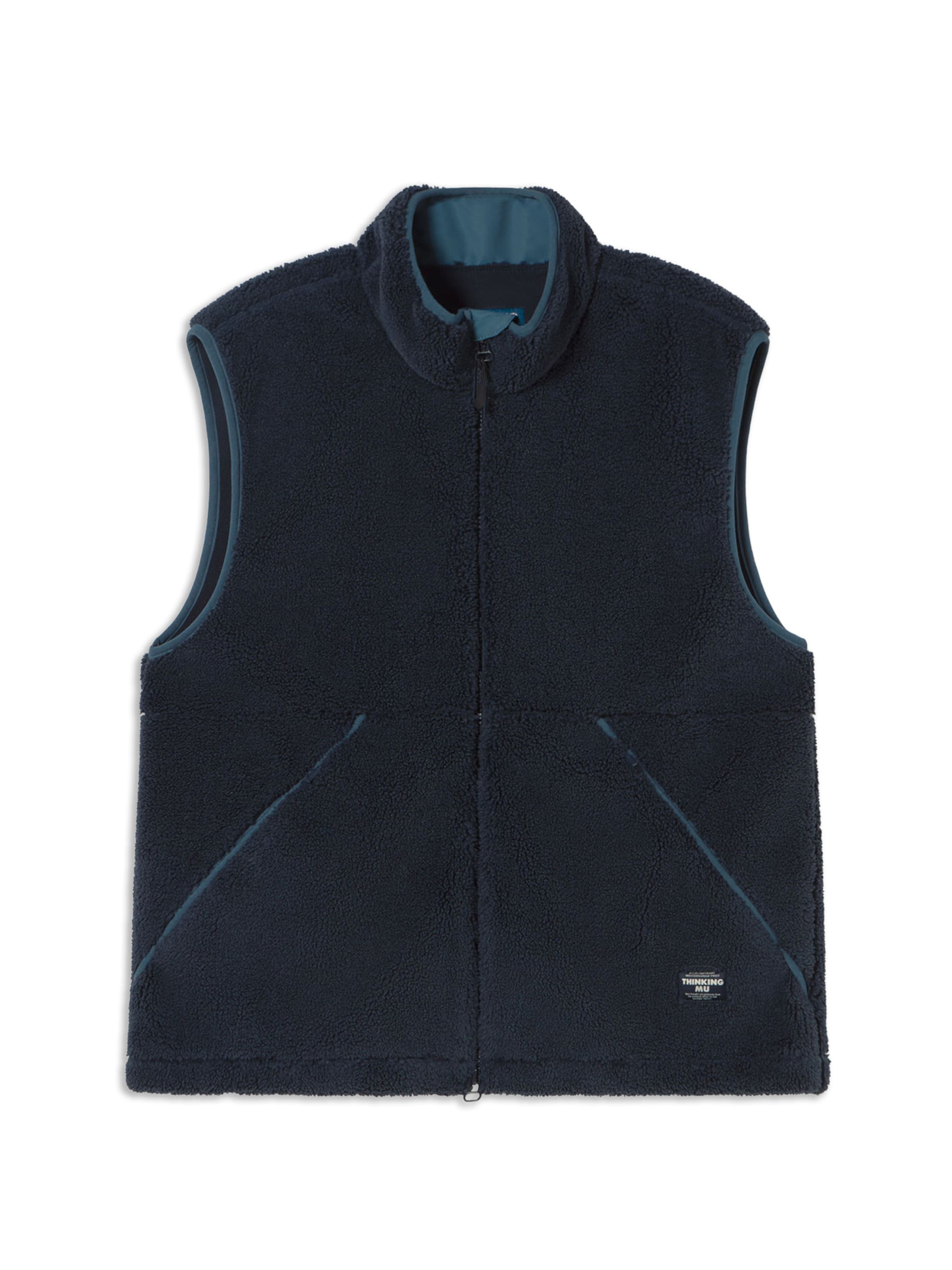 Vestă 'Craig' de la Thinking MU pe albastru: față