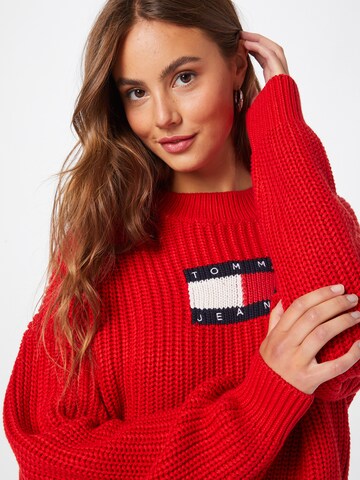 Tommy Jeans Pullover in Rot