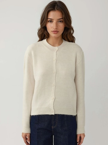 Cardigan Hiccup en beige : devant