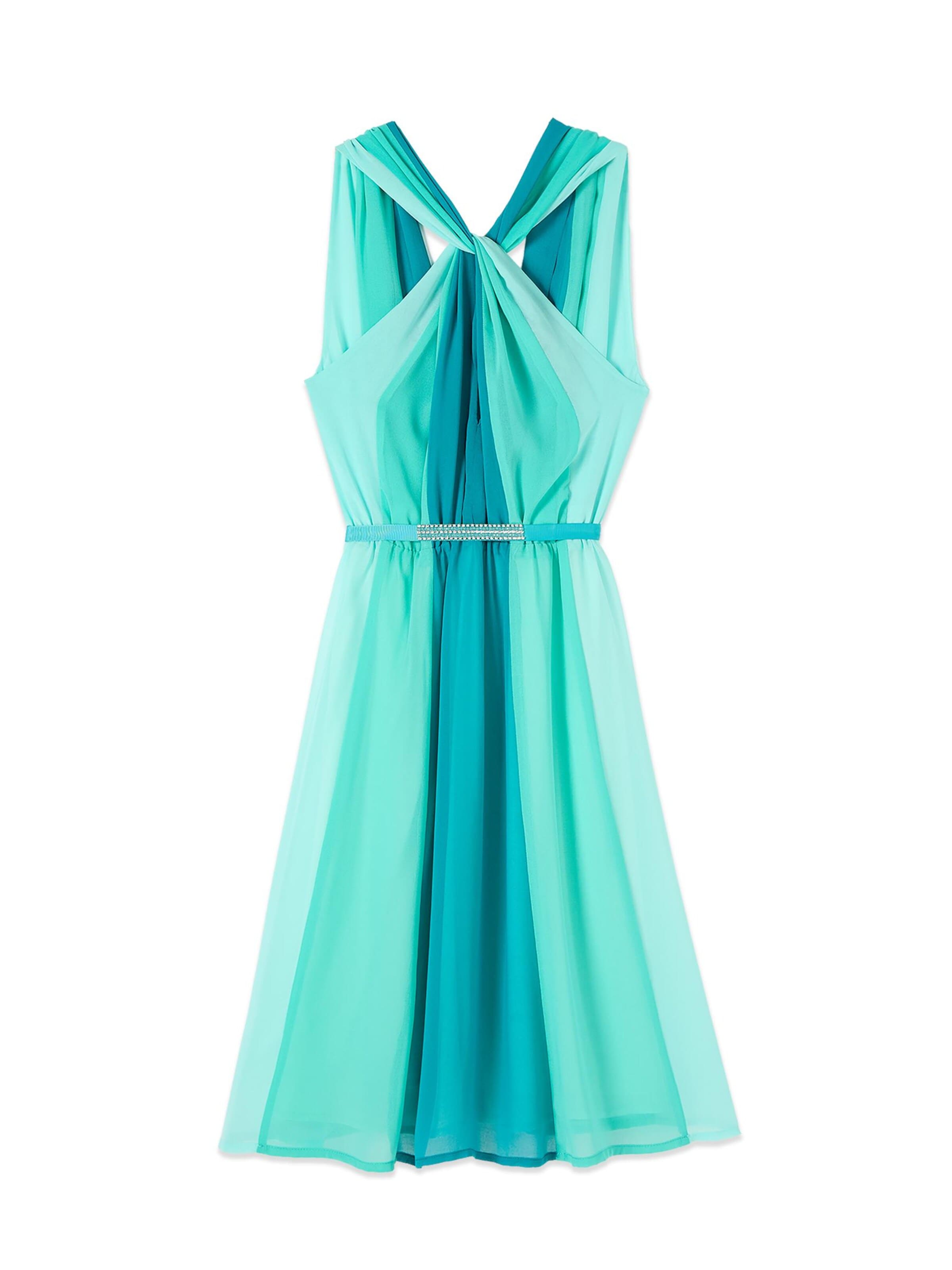 oltre - Vestido en verde: frente