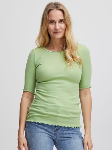 Fransa - Camisa 'HIZAMOND' em verde: frente