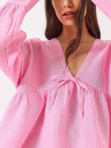 Camicia da donna di Bianco Lucci in rosa