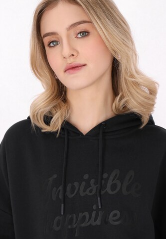 MYMO Sweatshirt 'Back To School' in Zwart