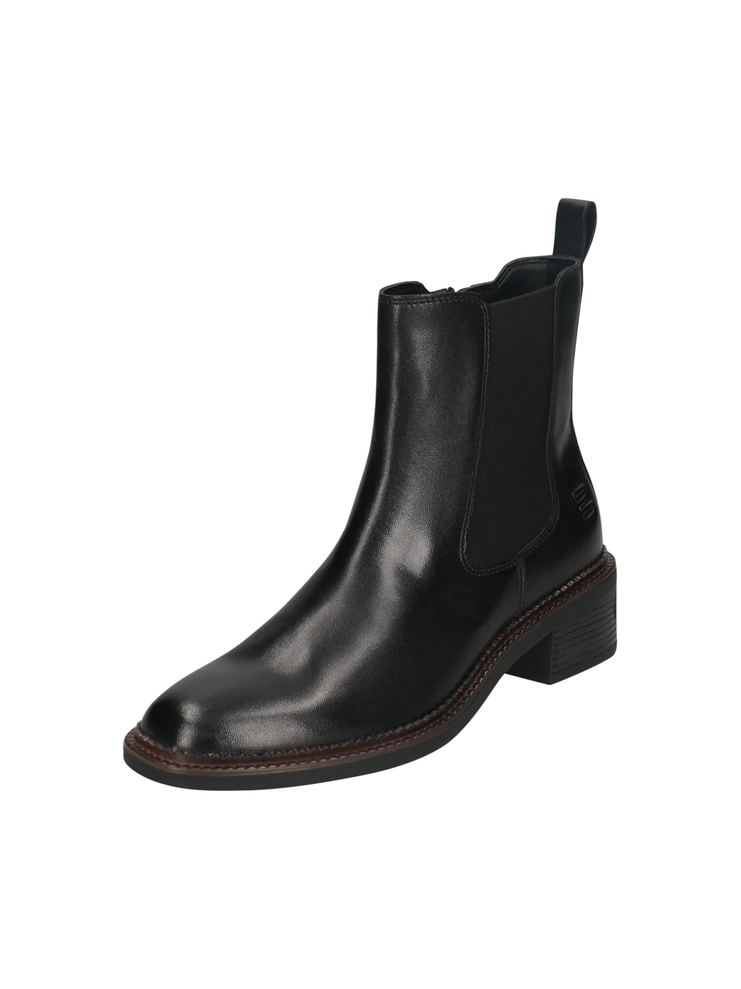 Ghete chelsea de la TT. BAGATT pe negru: față