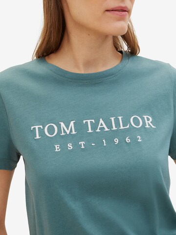 TOM TAILOR Тениска в зелено