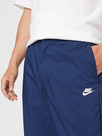 Nike Sportswearregular Hlače - plava boja