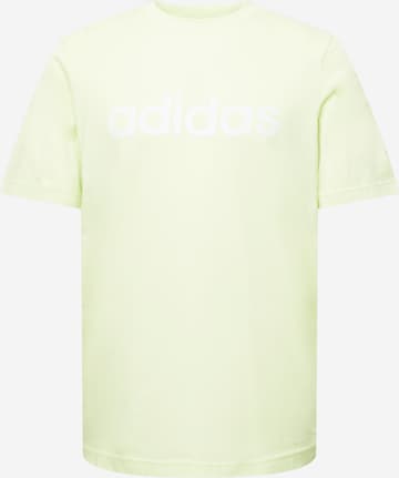 ADIDAS PERFORMANCE Функционална тениска в зелено: отпред