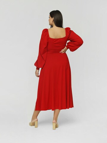 Madnezz House Kleid 'Cubana Winter' in Rot
