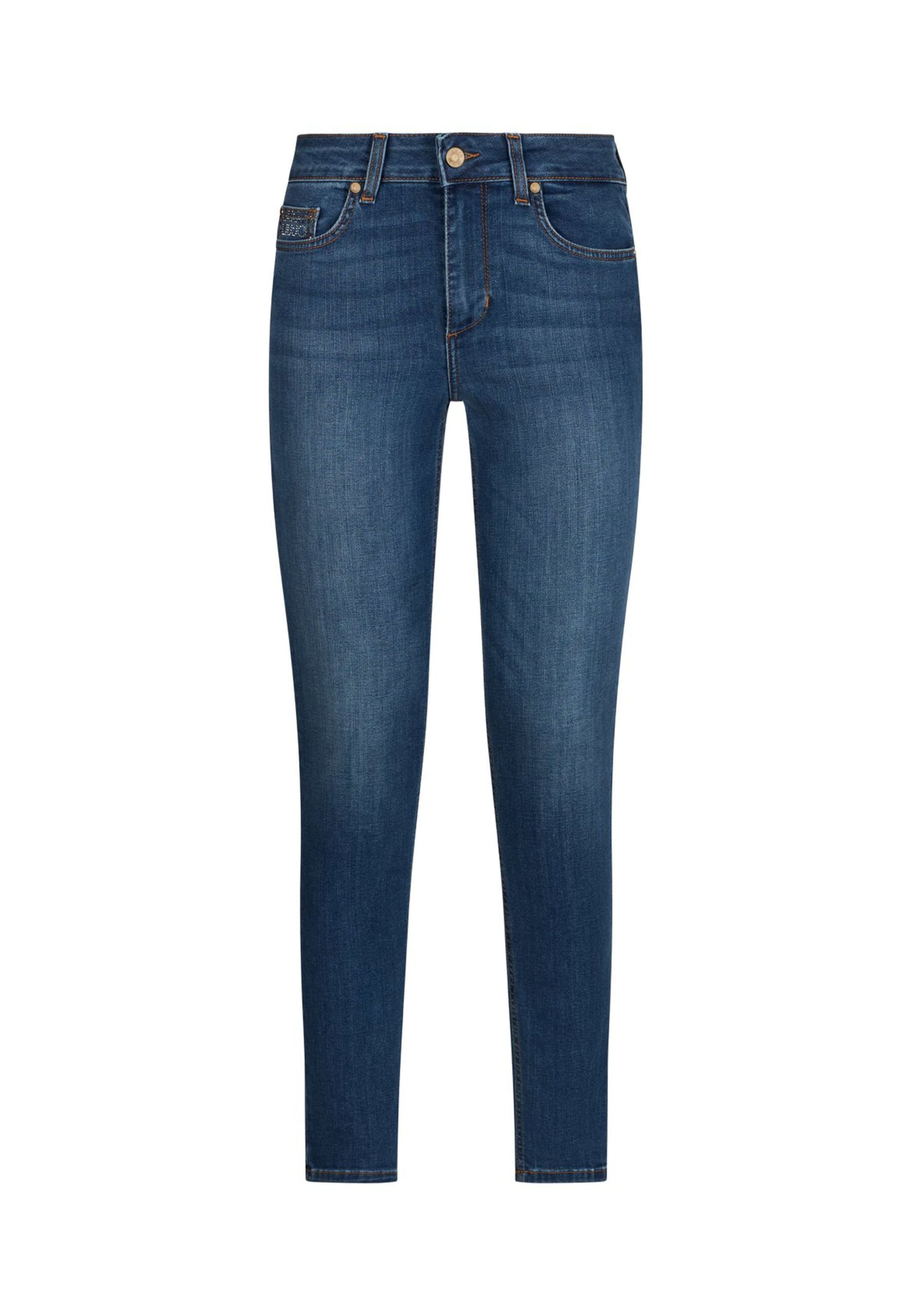 Skinny Jean Liu Jo en bleu : devant