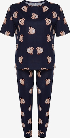 Trendyol Curve Пижама в Синий: спереди