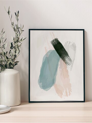 Liv Corday Image 'Watercolor Geometric Abstract' in Black