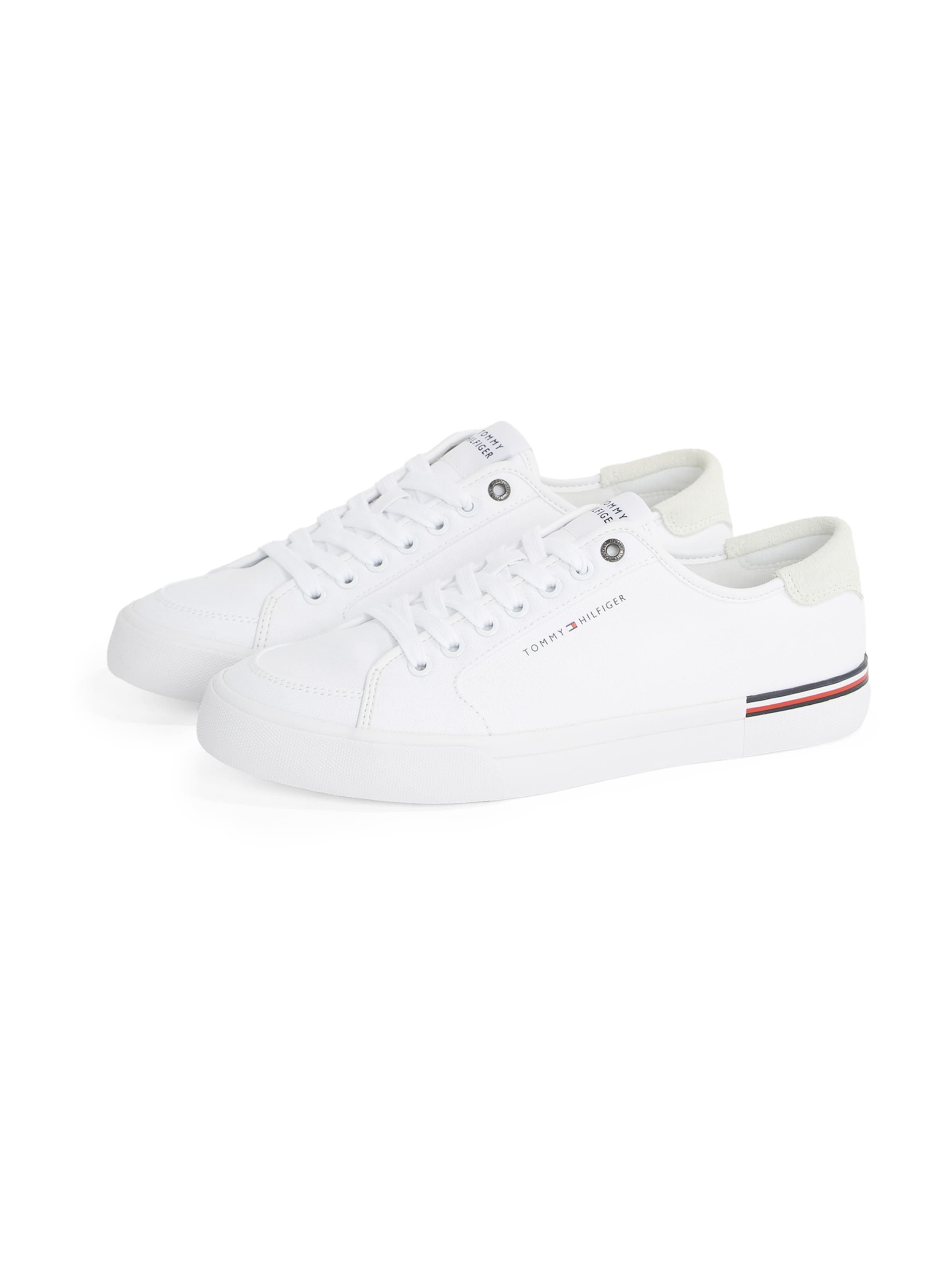 TOMMY HILFIGER Σνίκερ χαμηλό 'CORE CORPORATE' σε λευκό