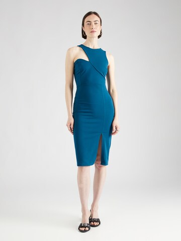 WAL G. - Vestido de tubo 'DAVY' en azul: frente