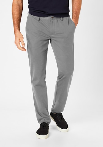 REDPOINT Slim fit Chino Pants in Grey: front