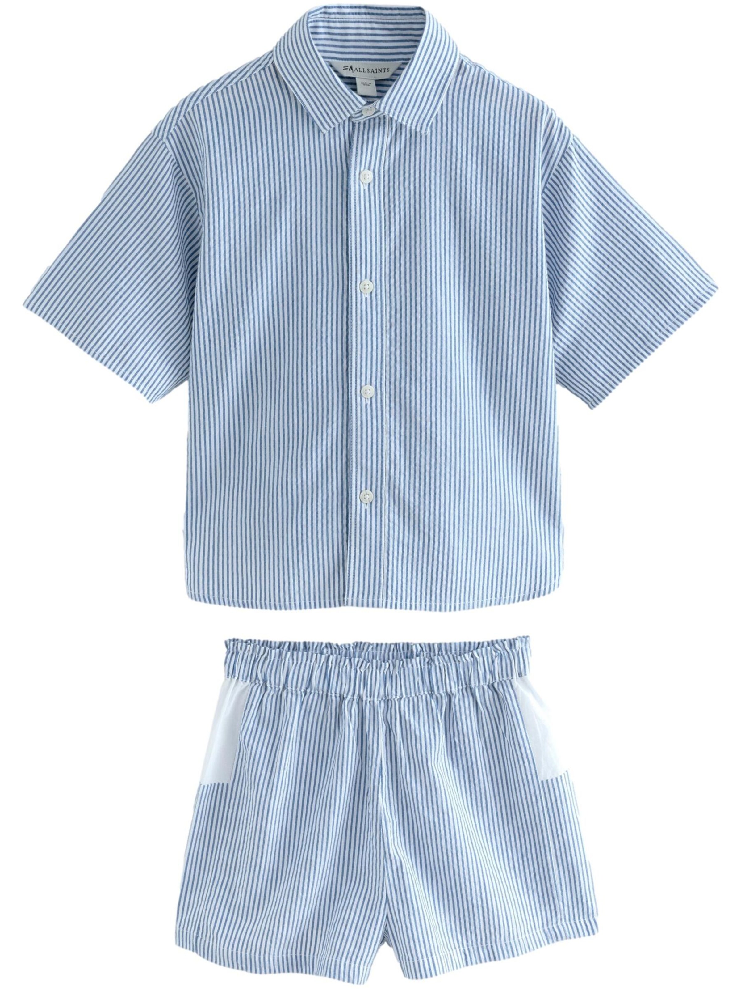 smALLSAINTS Set in Blau: Vorderseite