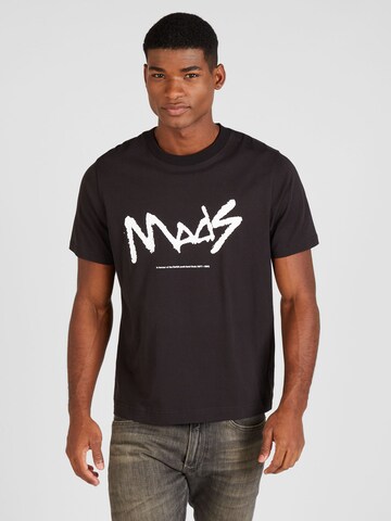 T-Shirt MADS NORGAARD COPENHAGEN en gris : devant